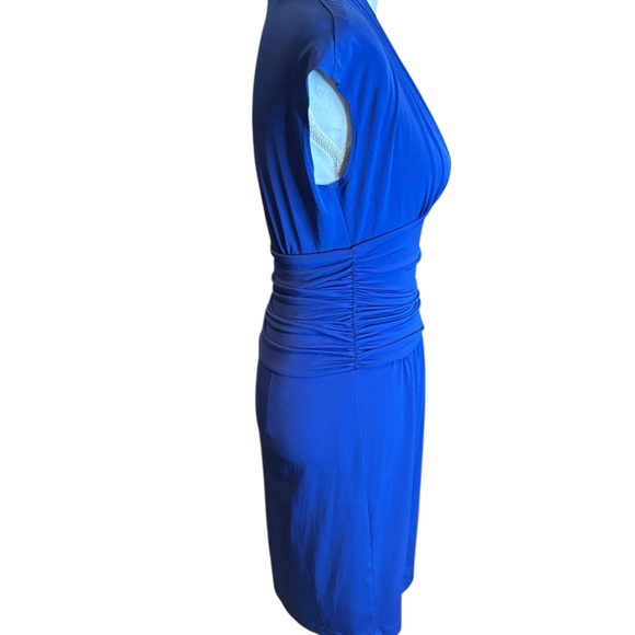 Boston Proper Fitted V Neck Sleeveless Dress with Stretch XS - Picture 4 of 5